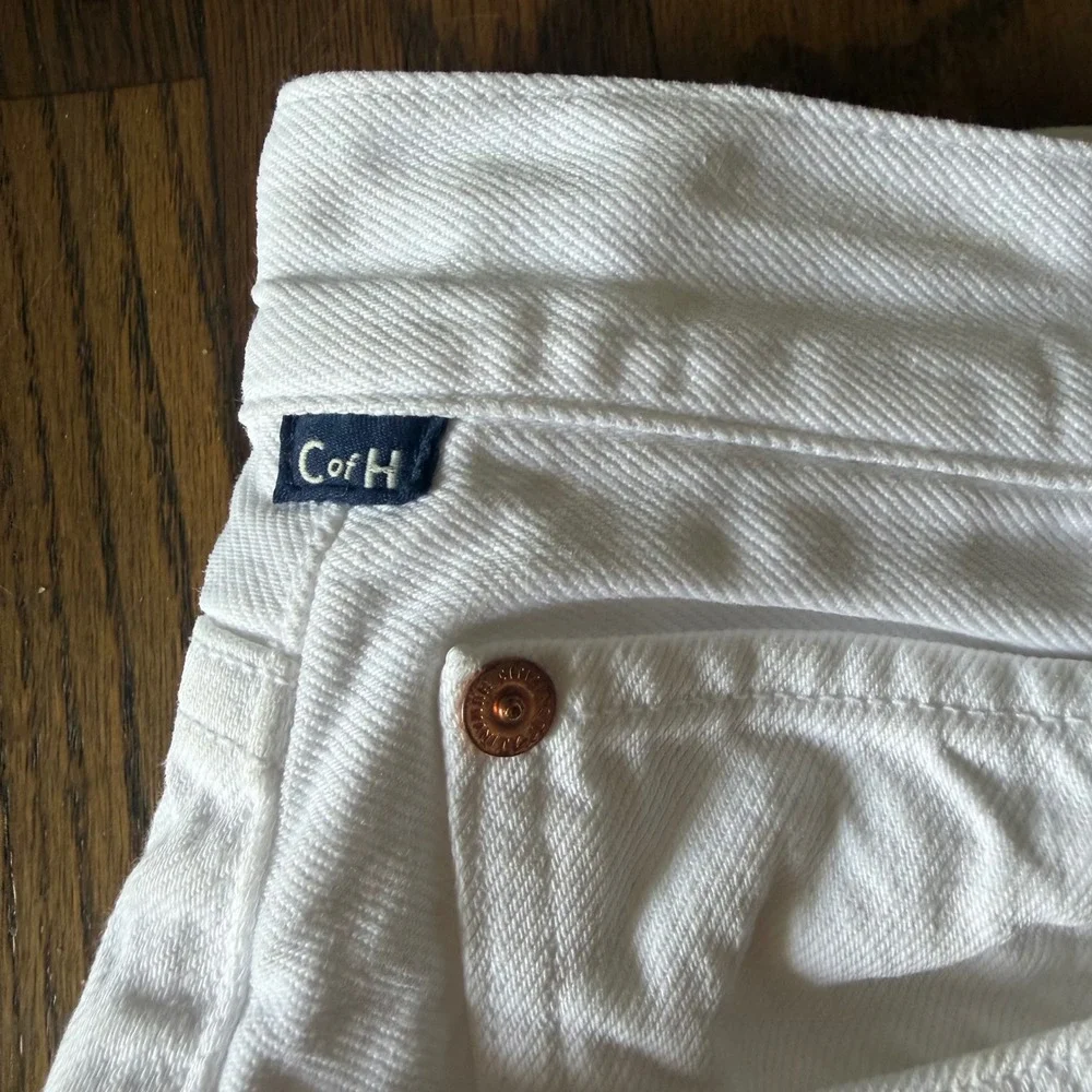 Citizens of Humanity Shorts Womens 26 Marlow Vintage White Denim High Rise